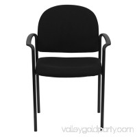 Padded Stackable Steel Side Chair With Arms   563112114